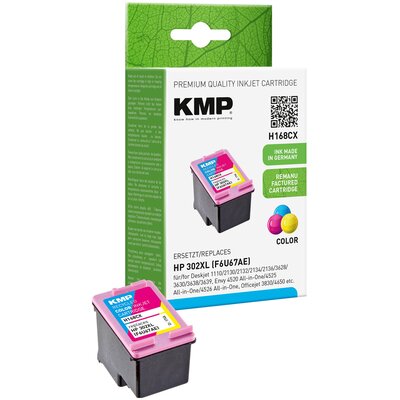 KMP H168CX - farve (cyan magenta gul) - blkpatron (alternativ til: HP 302XL) - Kartridż z tuszem Kolor (cyjan, magenta, żółty) 1746,4030