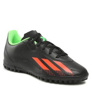 Buty dla dziewczynek - adidas X Speedportal.4 TF J, buty dziecięce, Core Black Solar Red Solar Green, 30.5 EU - grafika 1