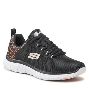 Buty Skechers - Wild Ballad 149582/BKLD Black/Leopard