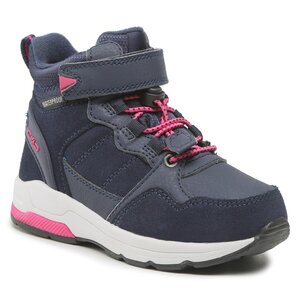 Śniegowce CMP - Kids Hadil Leather Wp Urban Shoes 3Q84524 Black Blue N950