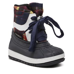 Śniegowce Boatilus - Skaty Lace NS07-VAR.10XV Navy/Red