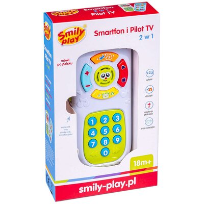 Smily Play Smartfon Pilot TV Edukacyjny 2w1 Telefon Dźwięk 83660 0000046129