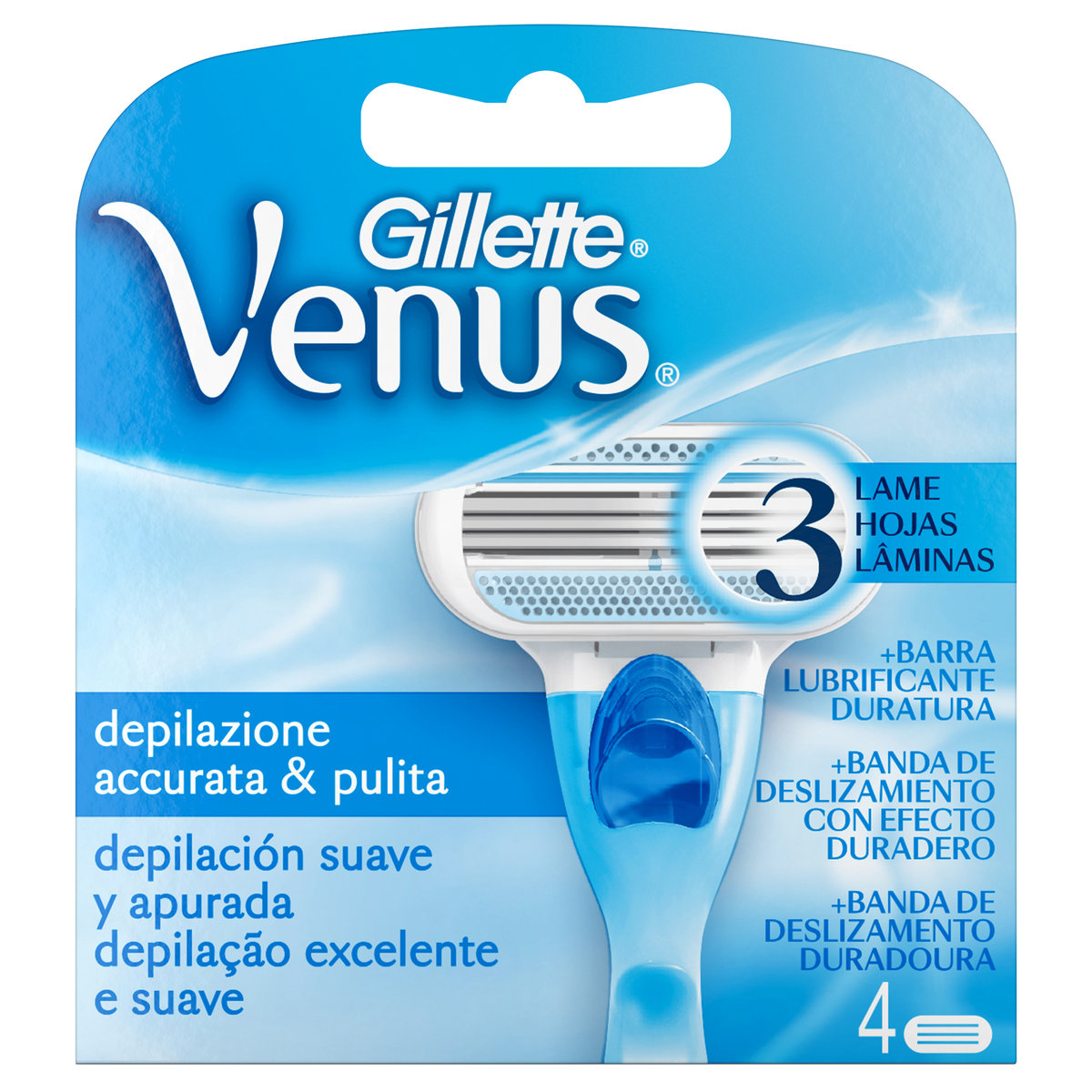 Gillette Venus 4szt W Wkład do maszynki do golenia 43723