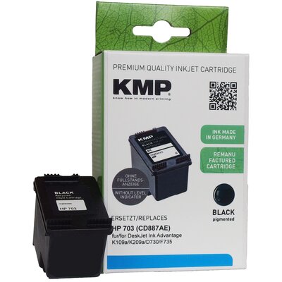 KMP Tusz zamiennik do HP703 CD887AE 20ml czarny