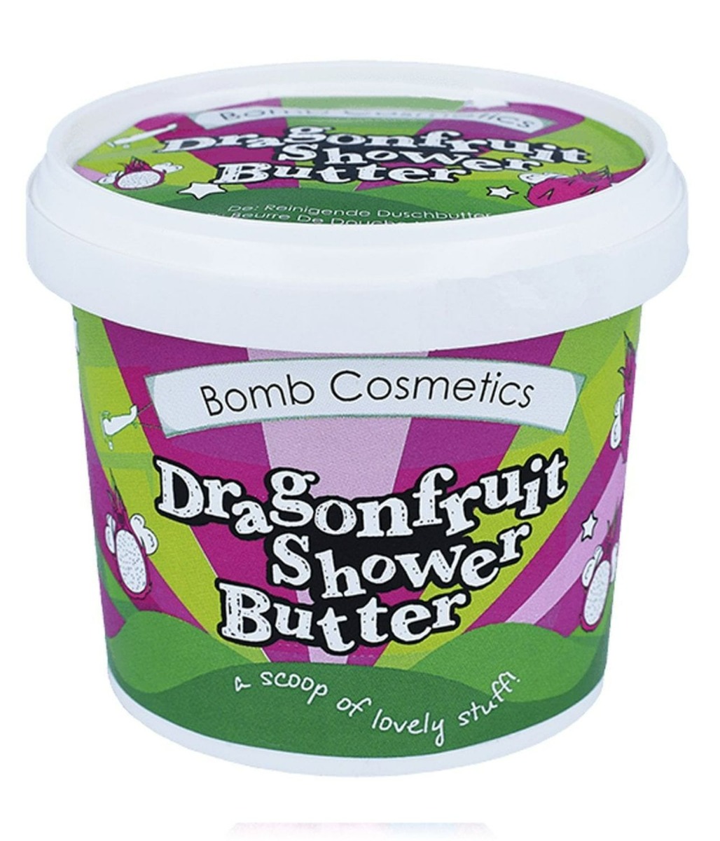 Bomb Cosmetics Dragonfruit Shower Butter - Myjące masło pod prysznic - Smoczy Owoc BOMSMPSOW