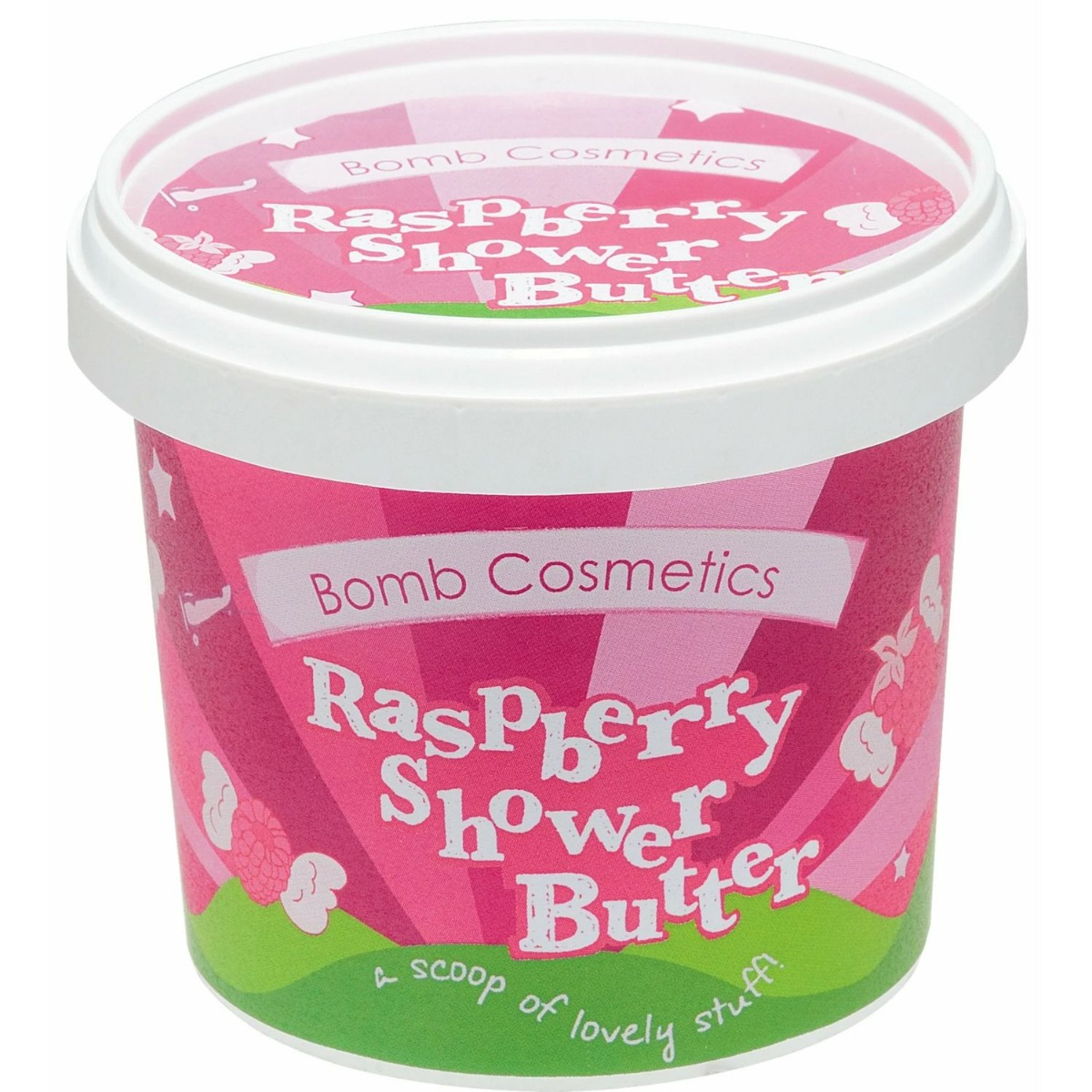 Bomb Cosmetics Raspberry Blower Masło myjące pod prysznic 365ml