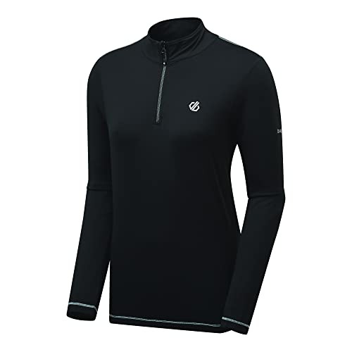 Dare 2b Lowline II Stretch LS Top Women, czarny UK 10 | EU 36 2022 Koszulki z długim rękawem