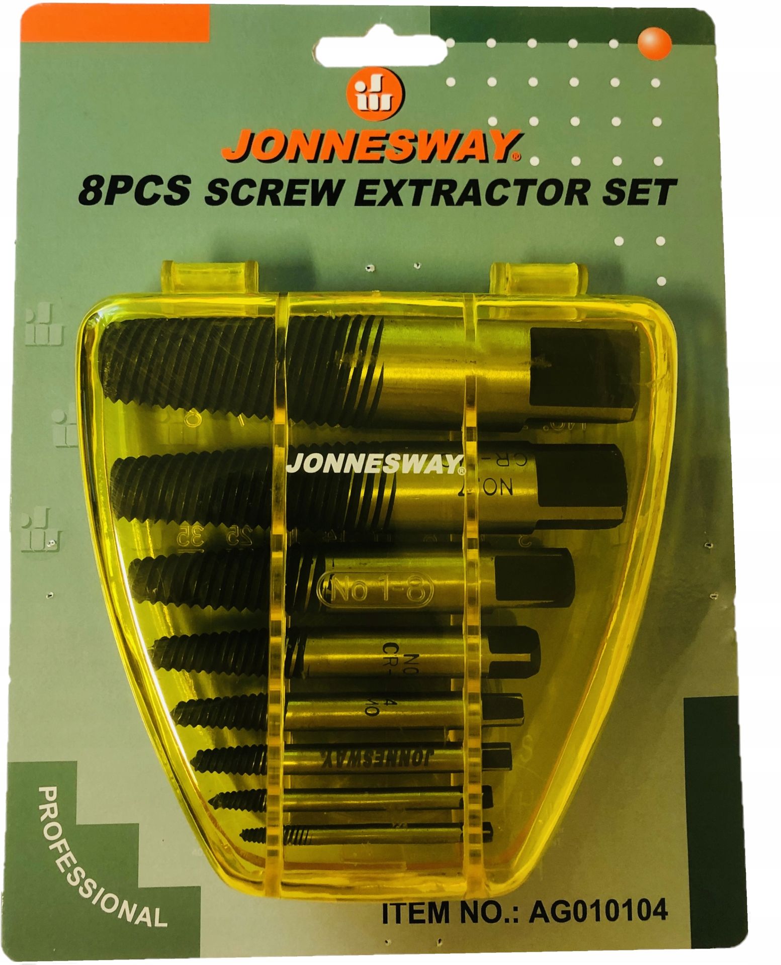 Jonnesway Wykrętaki urwanych śrub 8 cz.
