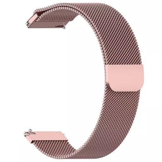 Bransoleta magnetyczna mesh GRAViTY 22mm rose pink