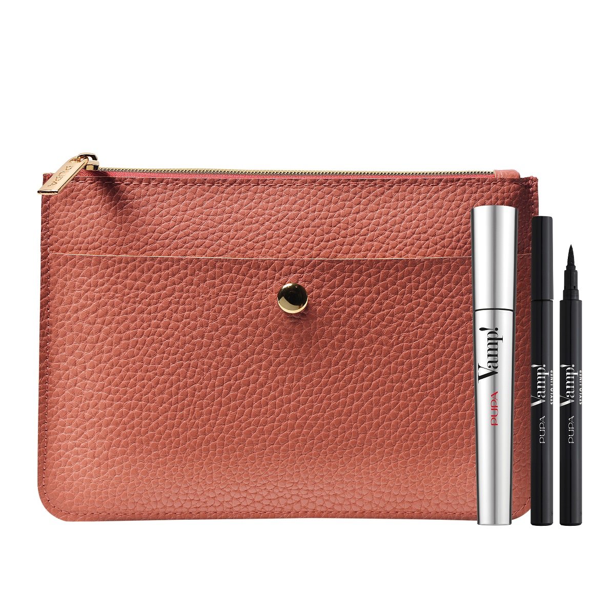 Pupa Vamp! zestaw: portmonetka + mascara Vamp! 9ml + eyliner Vamp! Stylo Liner 15ml