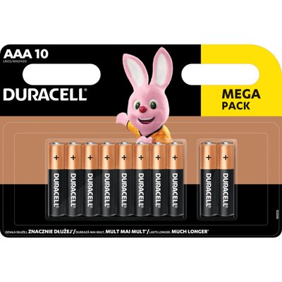 Baterie DURACELL AAA 10szt.