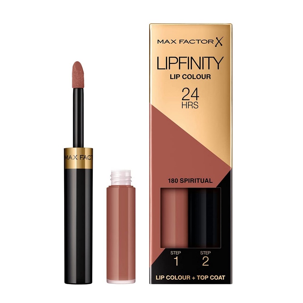 Max Factor Lipfinity Lip Colour dwufazowa pomadka w płynie o długotrwałym efekcie 180 Spiritual 3.69ml