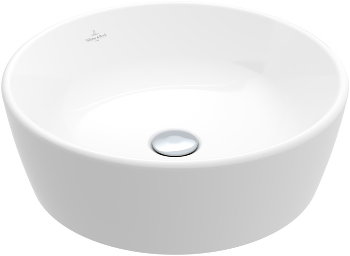 Villeroy & Boch Architectura umywalka 45 cm nablatowa okrągła Weiss Alpin 5A254501