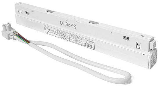 Zasilacz wpinany do szyn magnetycznych 200W 48V biały