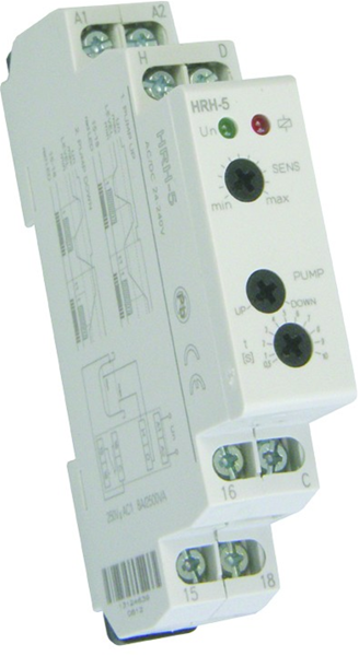 elko ep poland Przekaźnik nadzoru poziomu cieczy 24-240 V AC/DC HRH-5 HRH-5