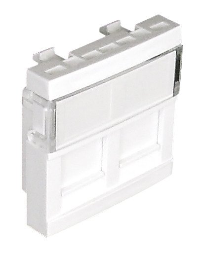 EFAPEL QUADRO45 MODUŁ 2 x ZŁĄCZE RJ BIAŁY 45971 SBR