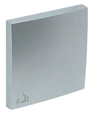 EFAPEL LOGUS90 KLAWISZ DO ŁĄCZNIKA ZWIERNEGO Z SYMBOLEM DZWONEK ALUMINIUM 90605 TAL