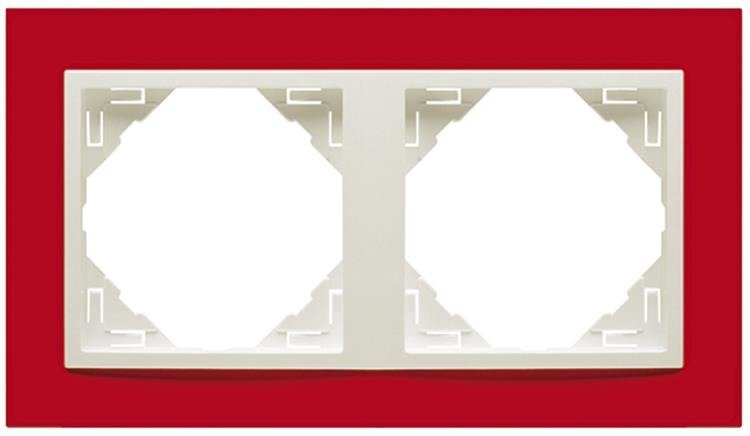 EFAPEL ANIMATO RAMKA 2-KROTNA CZERWONY LODOWY 90920 TVG