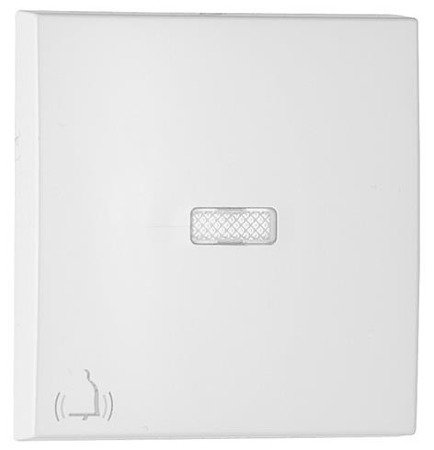 EFAPEL AQUARELLA KLAWISZ ZWIERNY Z PODŚWIETLENIEM SYMBOL DZWONEK PERŁA 90795 TPE