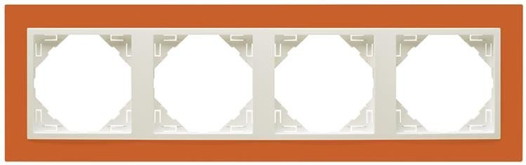 EFAPEL ANIMATO RAMKA 4-KROTNA POMARAŃCZ 90940 TJG