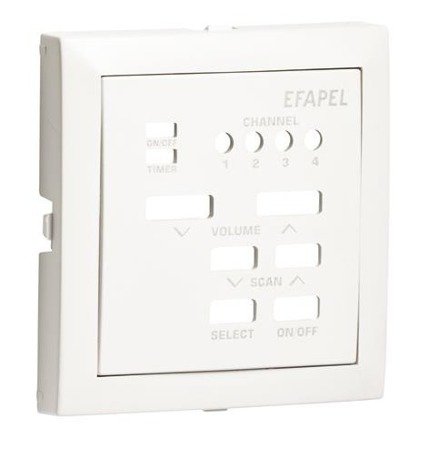 EFAPEL AQUARELLA ELEMENT CENTRALNY DO STEROWNIKA DŹWIĘKU GRAFIT 90708 TIS