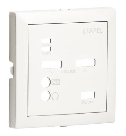 EFAPEL AQUARELLA ELEMENT CENTRALNY DO STEROWNIKA DŹWIĘKU STEREO ALUMINIUM 90702 TAL