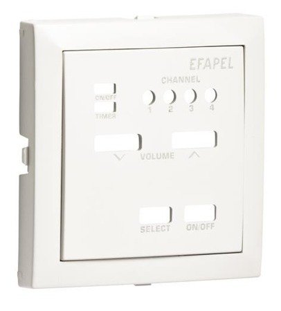 EFAPEL AQUARELLA ELEMENT CENTRALNY DO STEROWNIKA DŻWIĘKU MONO PERŁOWY 90704 TPE