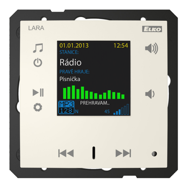 ELKO EP LARA-R/MF kość słoniowa, design LOGUS90