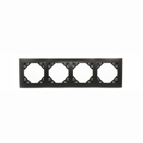 EFAPEL AQUARELLA RAMKA 4-KROTNA CZARNY 90940 TPM