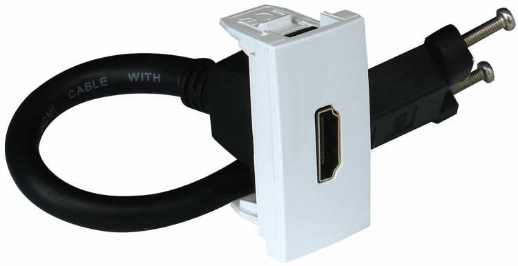 EFAPEL QUADRO45 GNIAZDO HDMI CZARNY MAT 45435 SPM