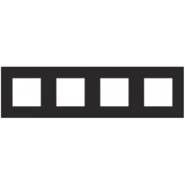 EFAPEL QUADRO45 RAMKA 4-KROTNA CZARNY 45940 TPM