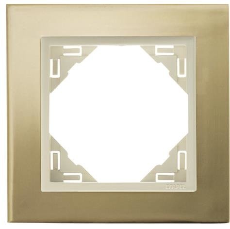 EFAPEL METALLO RAMKA 1-KROTNA ZŁOTY PERŁOWY 90910 TOP