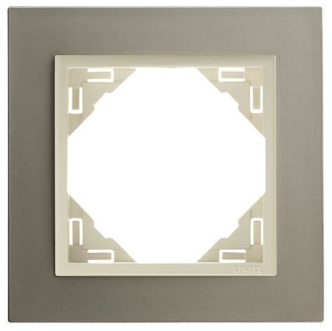 EFAPEL METALLO RAMKA 1-KROTNA TYTAN PERŁOWY 90910 TTP