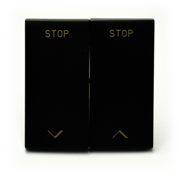 EFAPEL LOGUS90 KLAWISZE DO ŁĄCZNIKA ŻALUZJOWEGO CZARNY MAT 90613 TPM