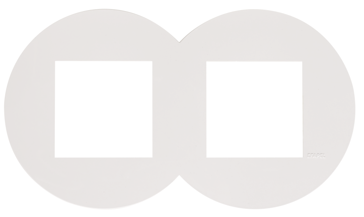 EFAPEL QUADRO45 RAMKA 2-KROTNA BIAŁY 43920 TBR