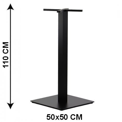 Podstawa stolika SH-5002-6/H/B, 55x55 cm, wysokość 110 cm (stelaż stolika), kolor czarny
