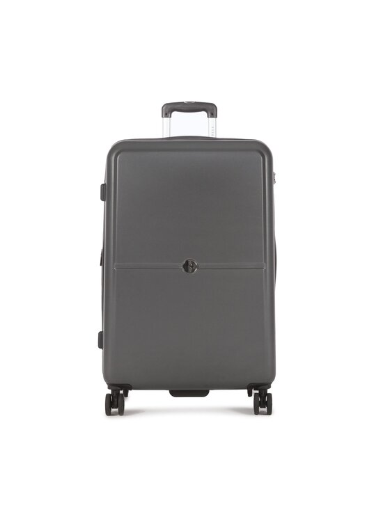 ELLE Duża Twarda Walizka Chic Trolley EL31HA.71.89 Szary
