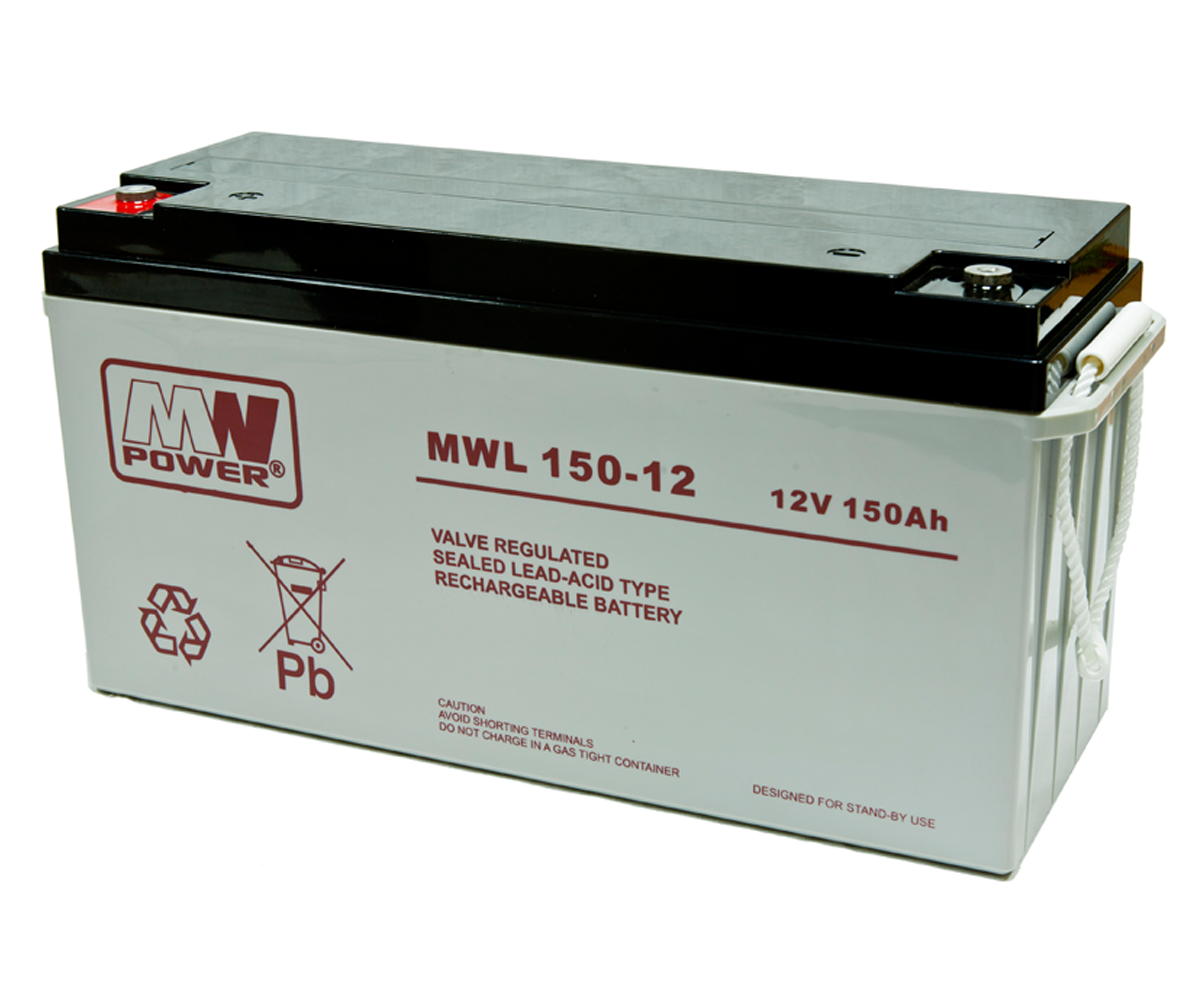 Akumulator żelowy 12V/150Ah MWL Pb 483 ×