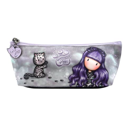 Santoro Gorjuss - Etui na akcesoria - Smitten Kitten, Fioletowy, Rozmiar uniwersalny