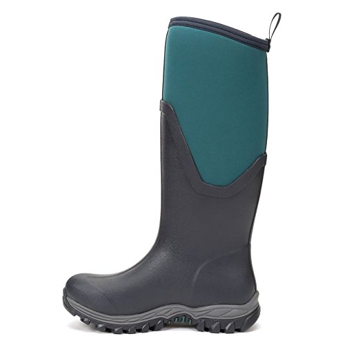 Muck Boots Chłopięce kalosze Arctic Sport II Tall, granatowe/Spruce, 20 EU