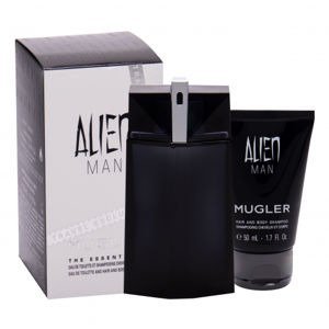 Thierry Mugler Alien Man zestaw Do napełnienia Edt 100 ml + Żel pod prysznic 50 ml dla mężczyzn