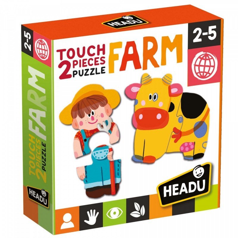 Headu Puzzle sensoryczne Farma