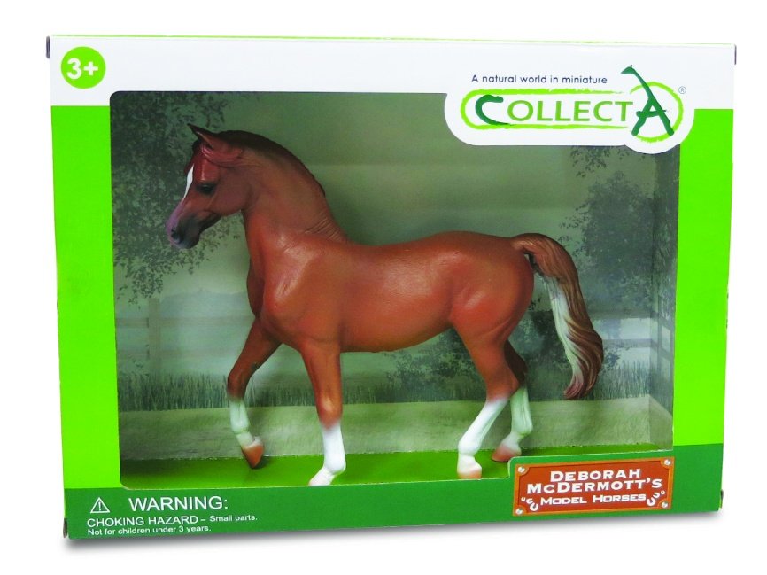 Collecta Koń Deluxe Kasztan arabski 1:12