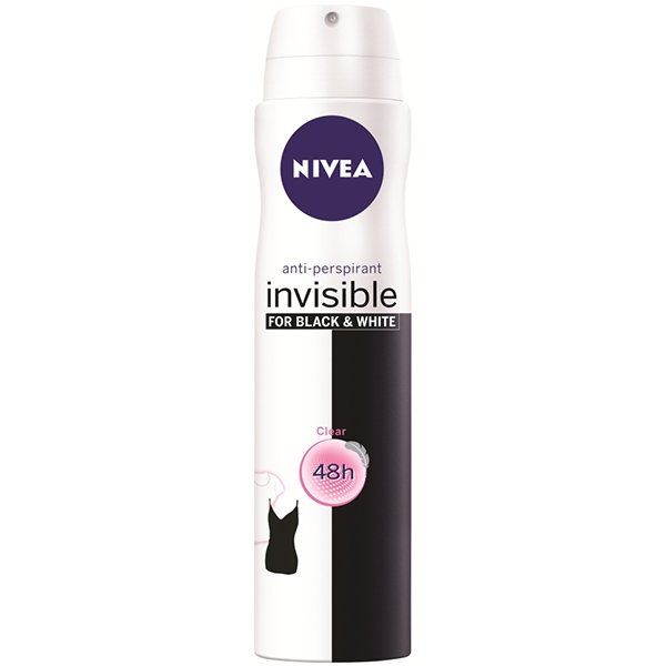 Nivea Dezodorant INVISIBLE CLEAR spray 250 ml damski