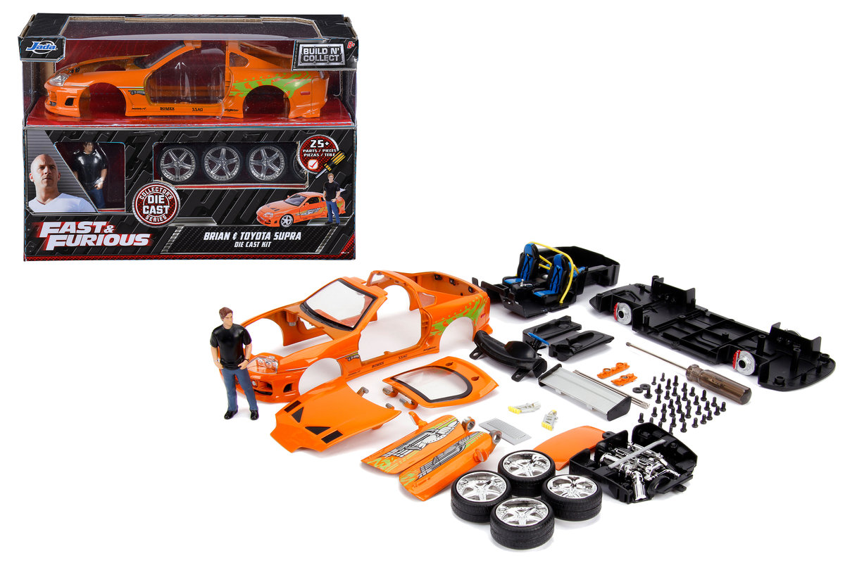 Fast&Furious, pojazd Build+Collect Supra 1:24 4006333064005