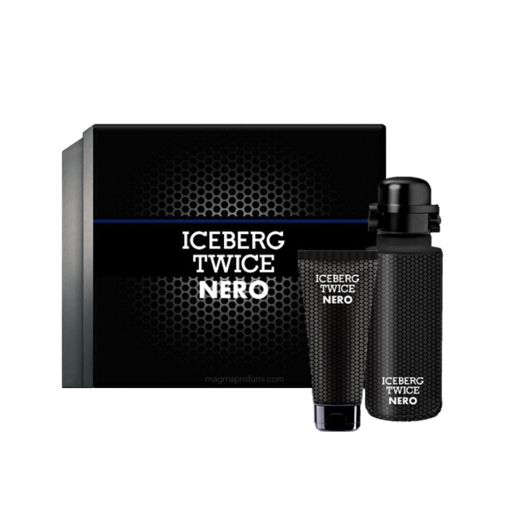 Iceberg Twice Nero zestaw Edt ml + Żel pod prysznic ml dla mężczyzn