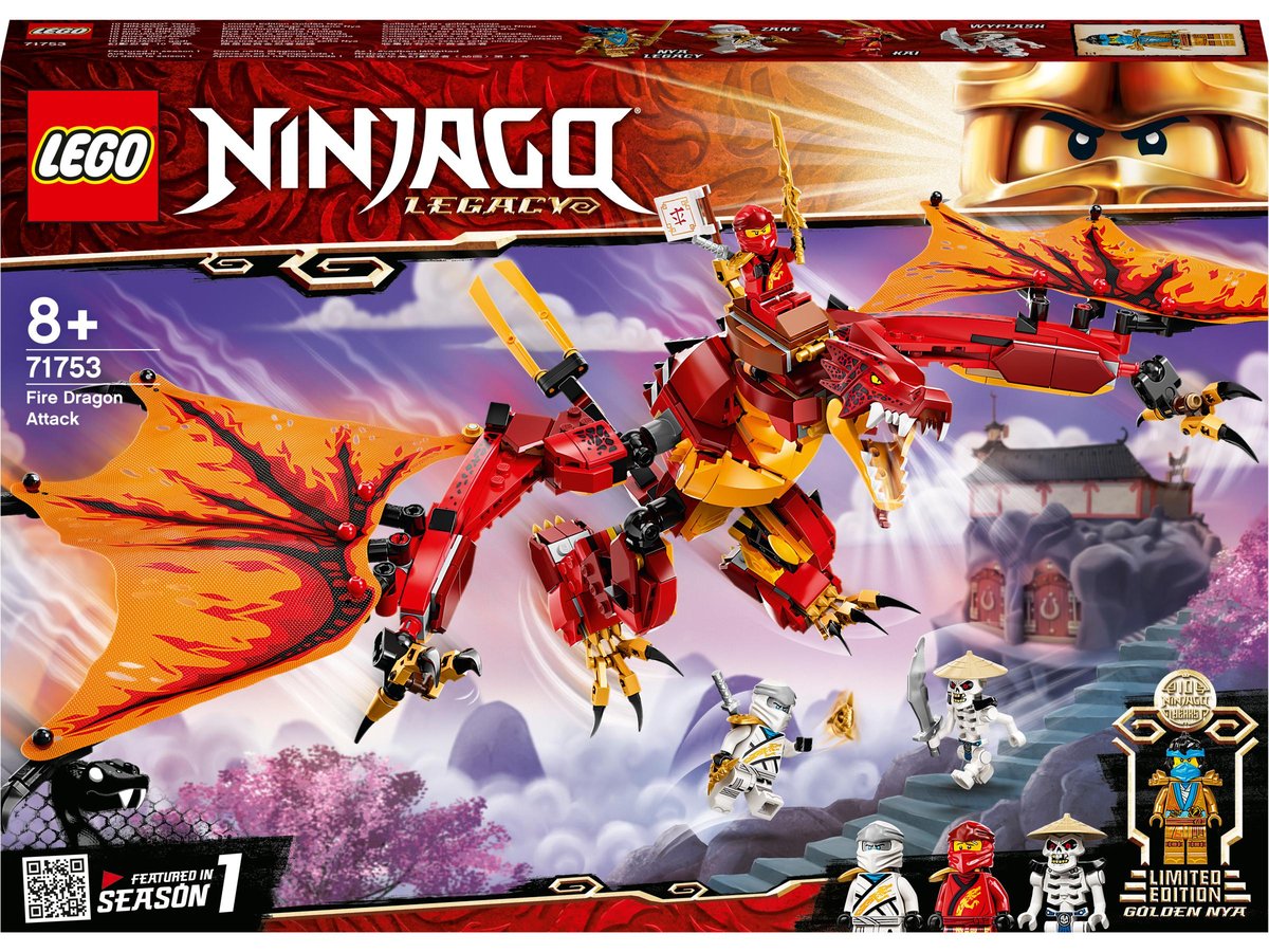 LEGO Ninjago Atak smoka ognia 71753