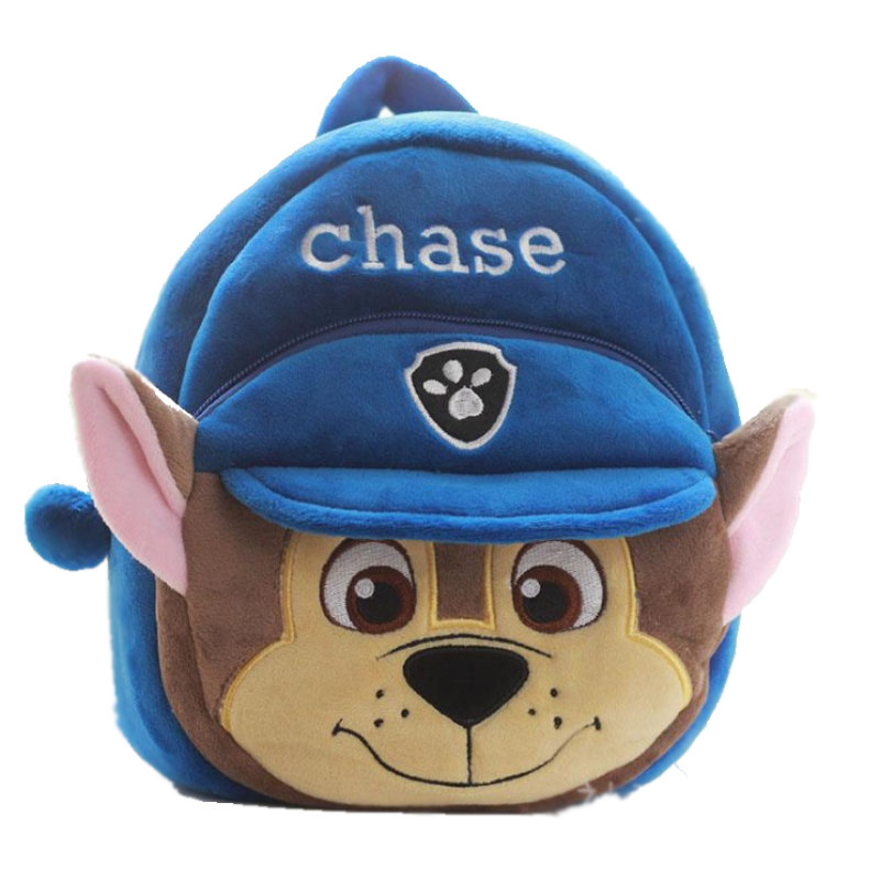 Plecak Pluszowy Dziecięcy Psi Patrol Chase Niebieski