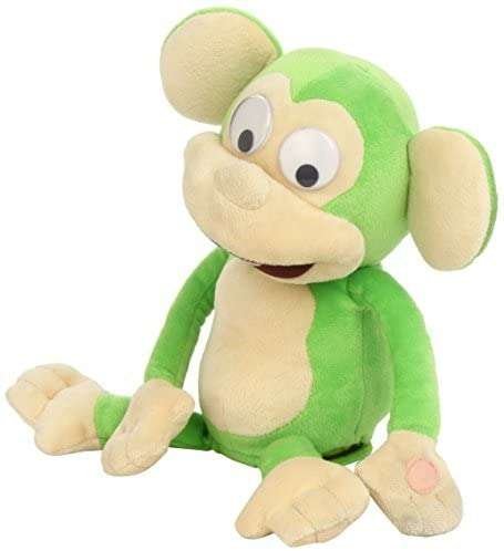 Małpka Chichocząca zielona maskotka Furfis Funny Monkey