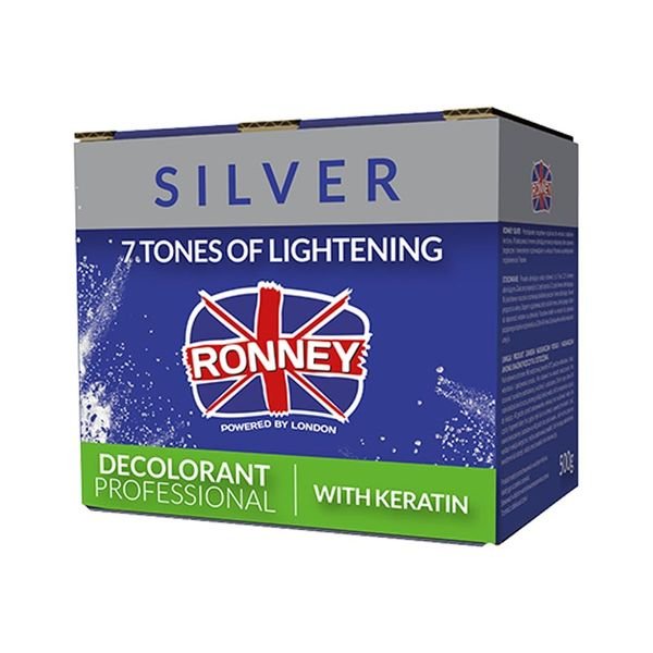 ronney RONNEY Professional dust free bleaching powder with keratin - Profesionalny bezpyłowy rozjaśniacz do włosów z Keratyną 500g